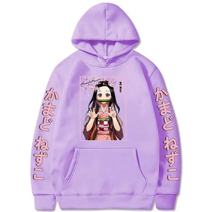 Unisex anime street hoodie - Hiddengem