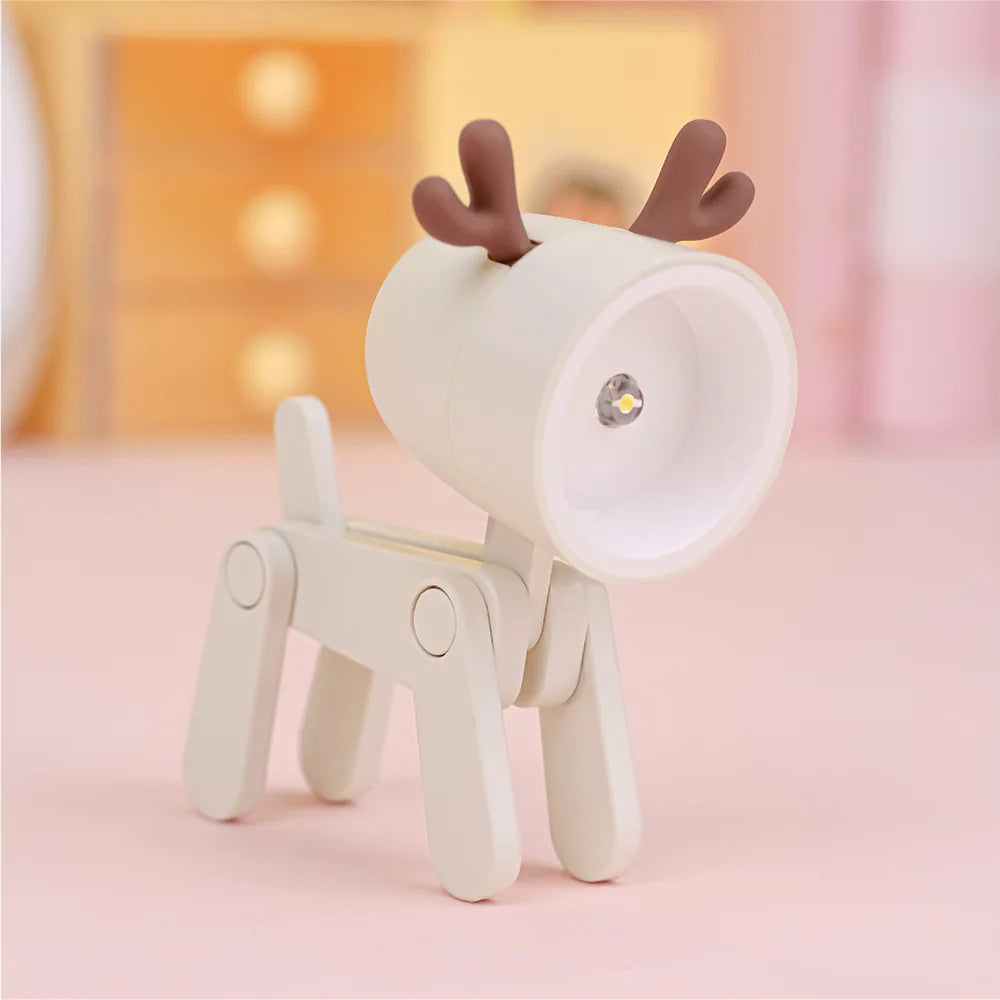 LED Night Light Mini Folding animal for desk