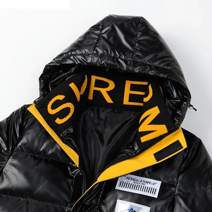 Leather Men Thicken Warm Winter  Coat - Hiddengem