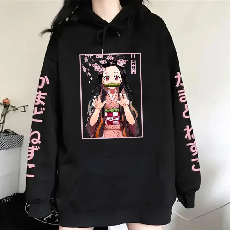Unisex anime street hoodie - Hiddengem