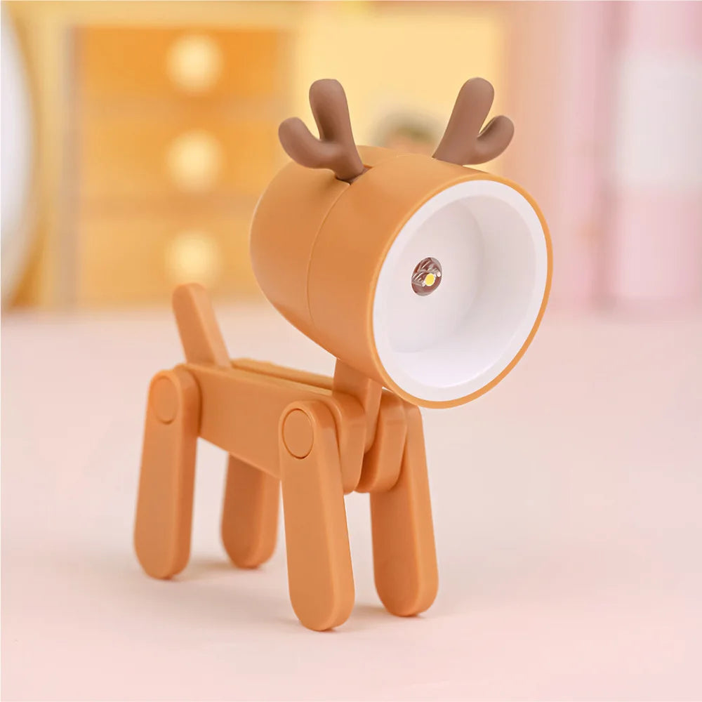 LED Night Light Mini Folding animal for desk
