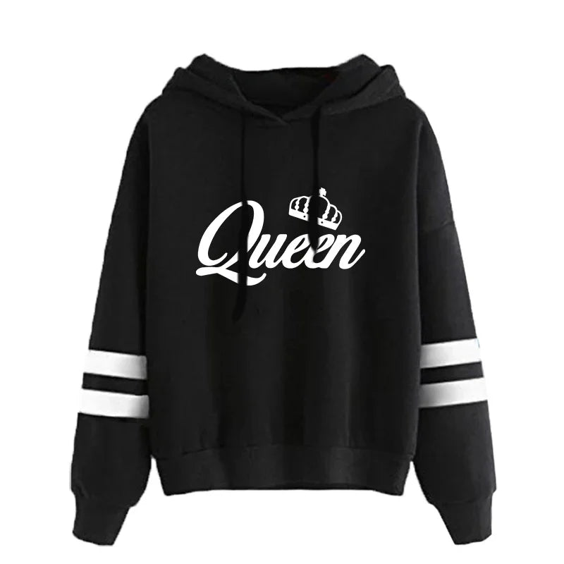 Queen Lady's hooded  Pullover - Hiddengem