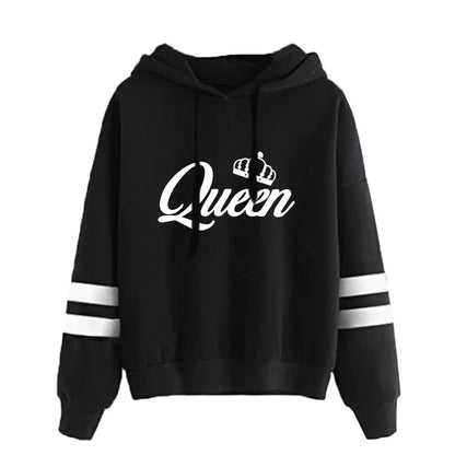 Queen Lady's hooded  Pullover - Hiddengem