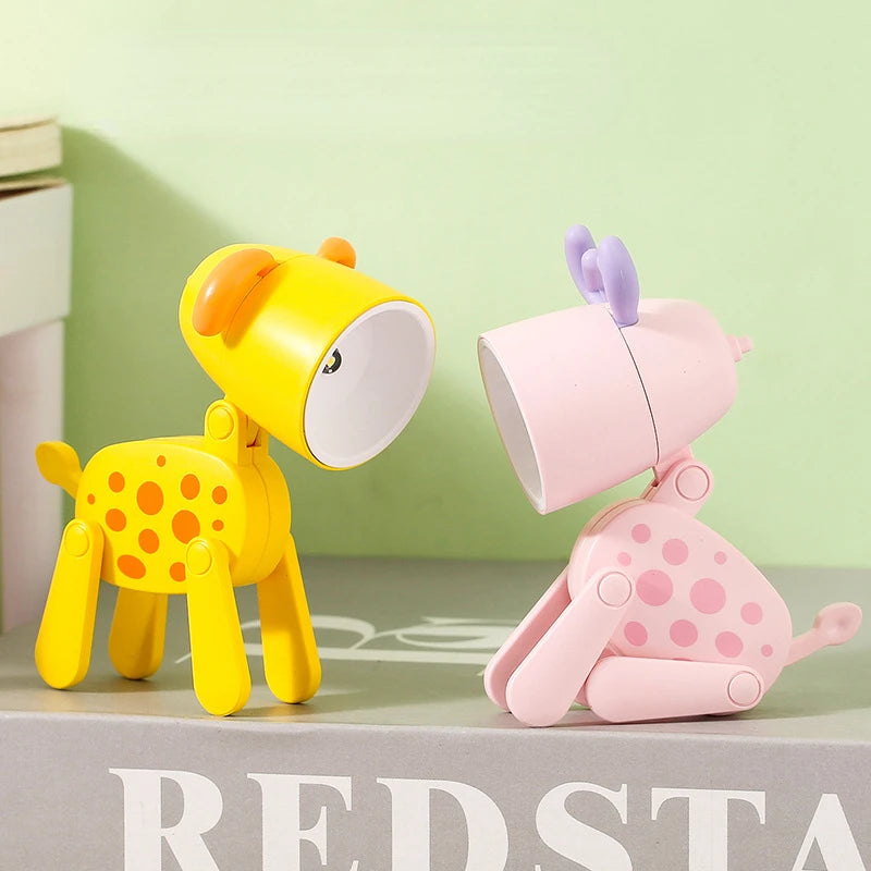 LED Night Light Mini Folding Desk Lamp Cute