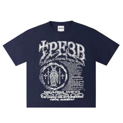 Hip Hop Streetwear Men T Shirt