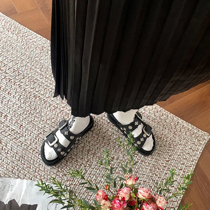 Fashion Women Slippers Street Punk - Hiddengem