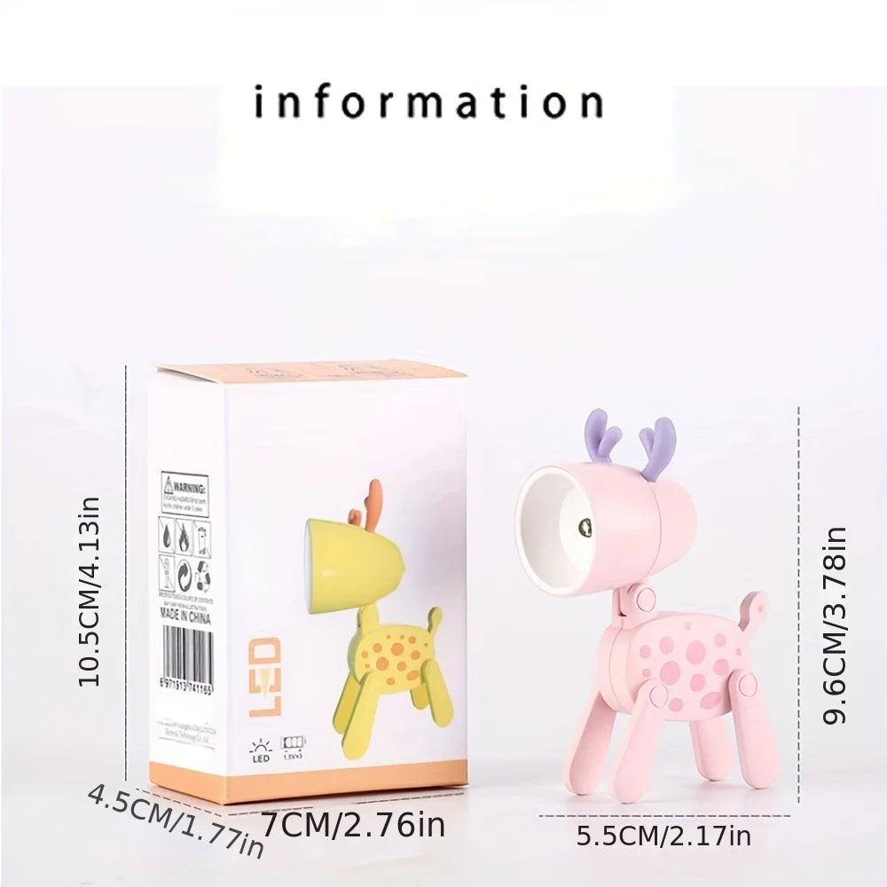 LED Night Light Mini Folding Desk Lamp Cute