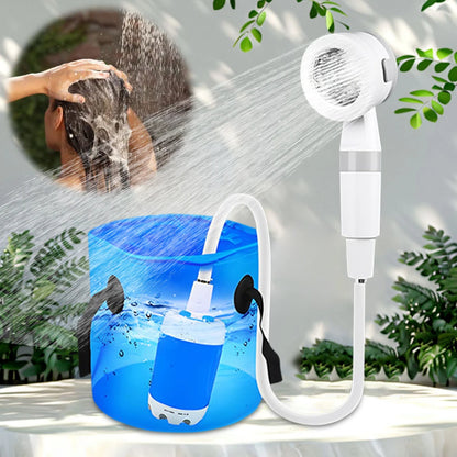 Electric Portable rechargeable shower pump - Hiddengem