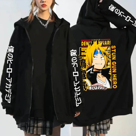 My Hero Academia Kaminari Denki Manga  Unisex  pullover - Hiddengem