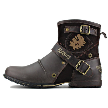 New Men's Ankle Boots - Hiddengem