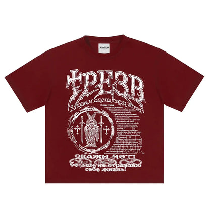 Hip Hop Streetwear Men T Shirt