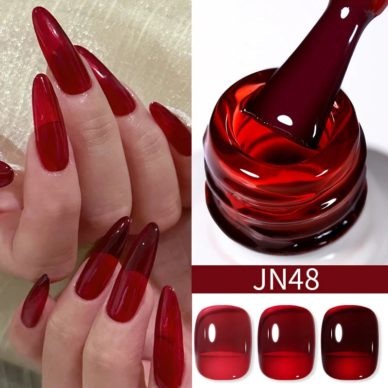 BORN PRETTY 10ML Nude Brown Fall Gel Nail Polish White Halloween Fall - Hiddengem