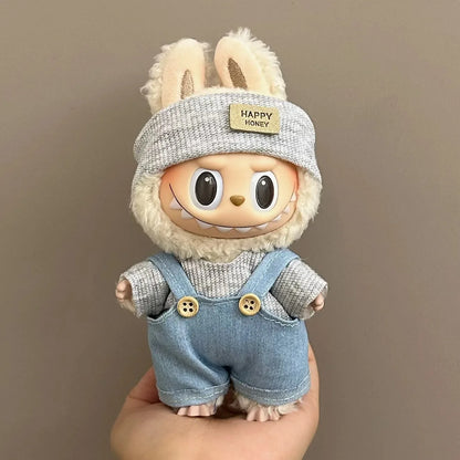 17cm Labubu doll accessories Clothing suitable for V1 V2 V3labubu fashion personality cute toy birthday gift