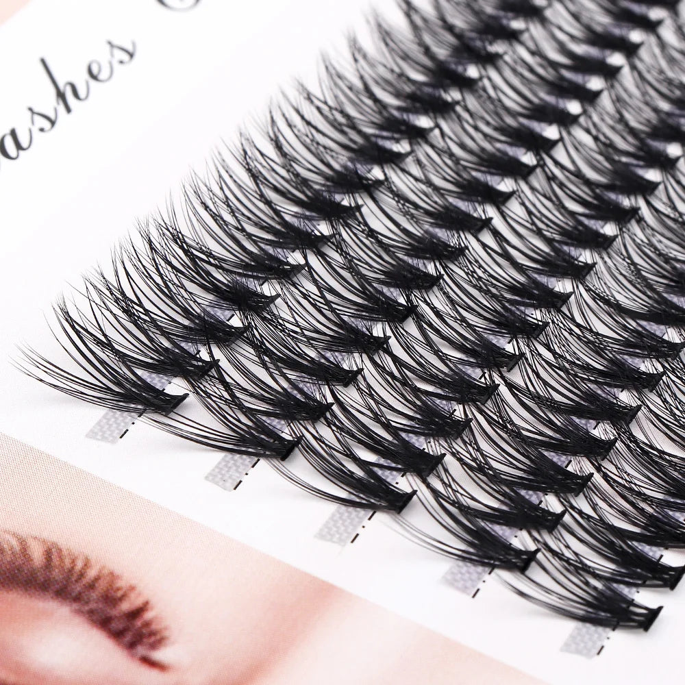 100Pcs 20 30 40D eyelash Individual C/D/DD Cluster EyeLashes Grafting False Eyelashes eyelash extension individual lash bunch