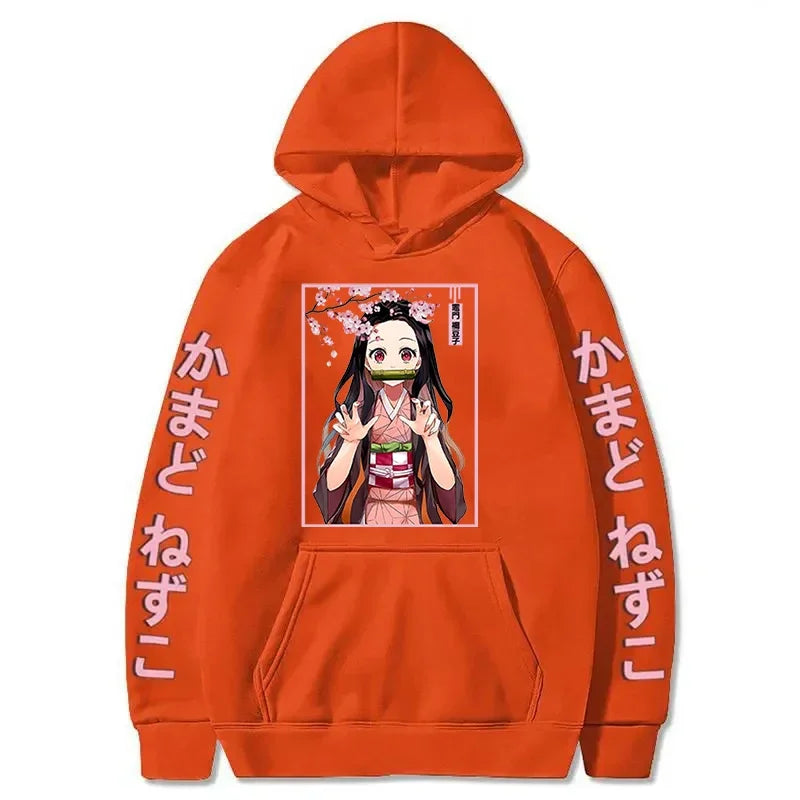Unisex anime street hoodie - Hiddengem