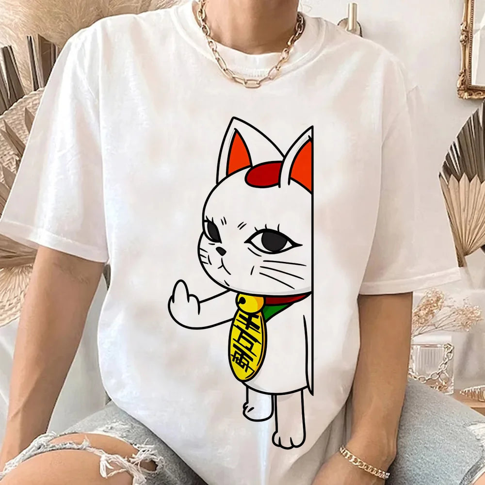 Dandadan Cat Anime Top - Hiddengem