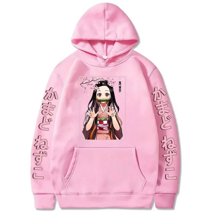 Unisex anime street hoodie - Hiddengem