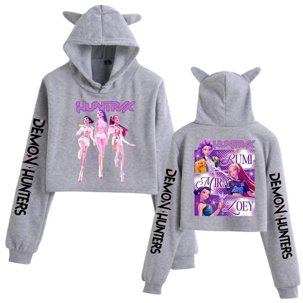 Anime Kpop Demon Hunter Crop Tops - Hiddengem