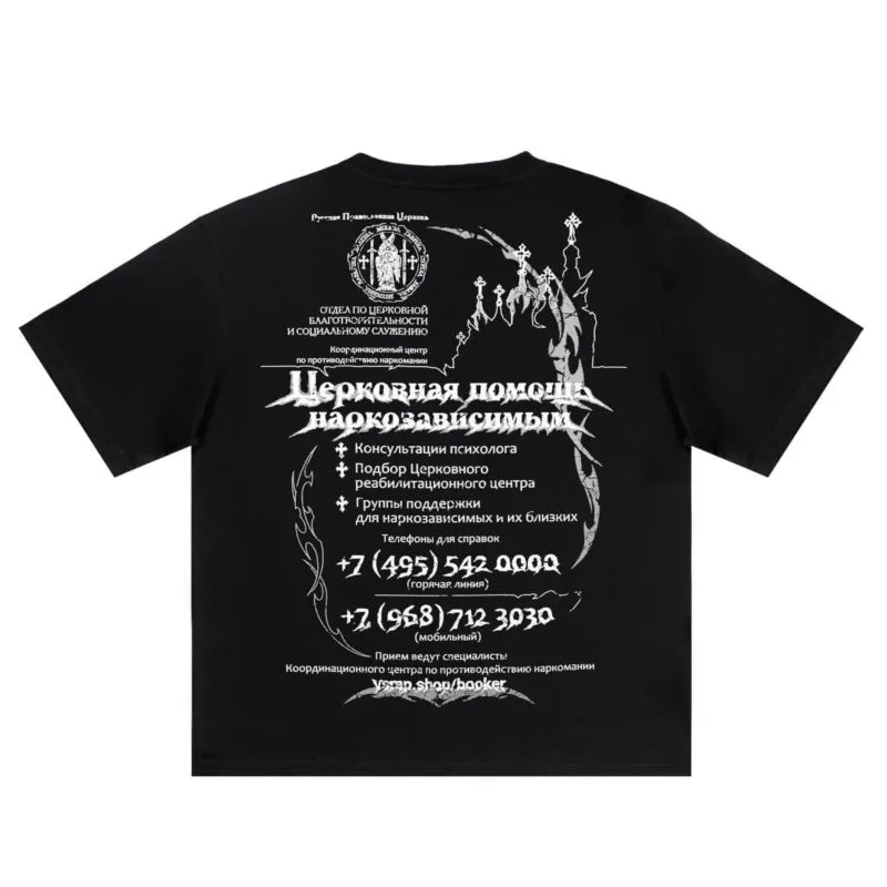 Hip Hop Streetwear Men T Shirt