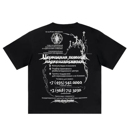 Hip Hop Streetwear Men T Shirt