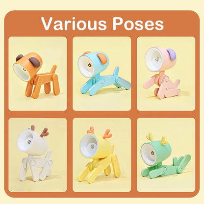 LED Night Light Mini Folding animal for desk