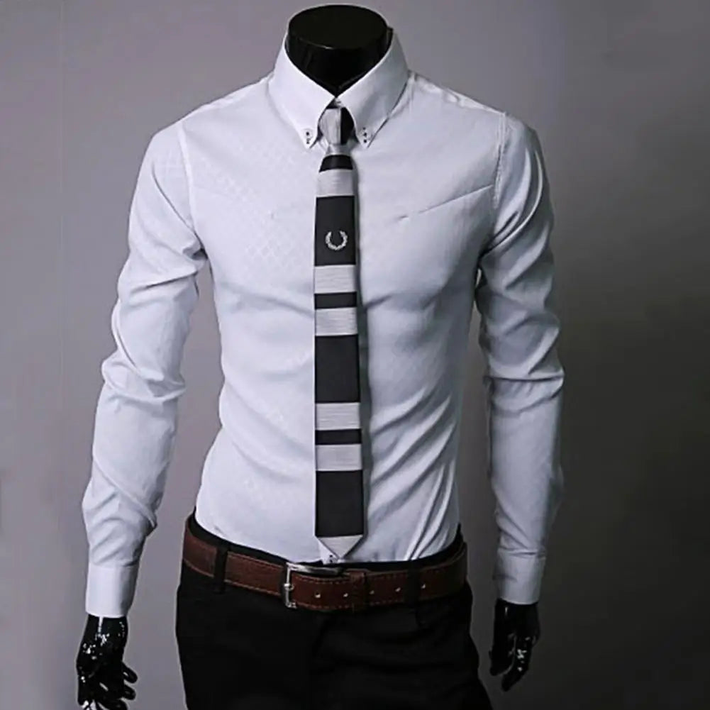 Men classy yet sophisticated  Turn-down  shirt