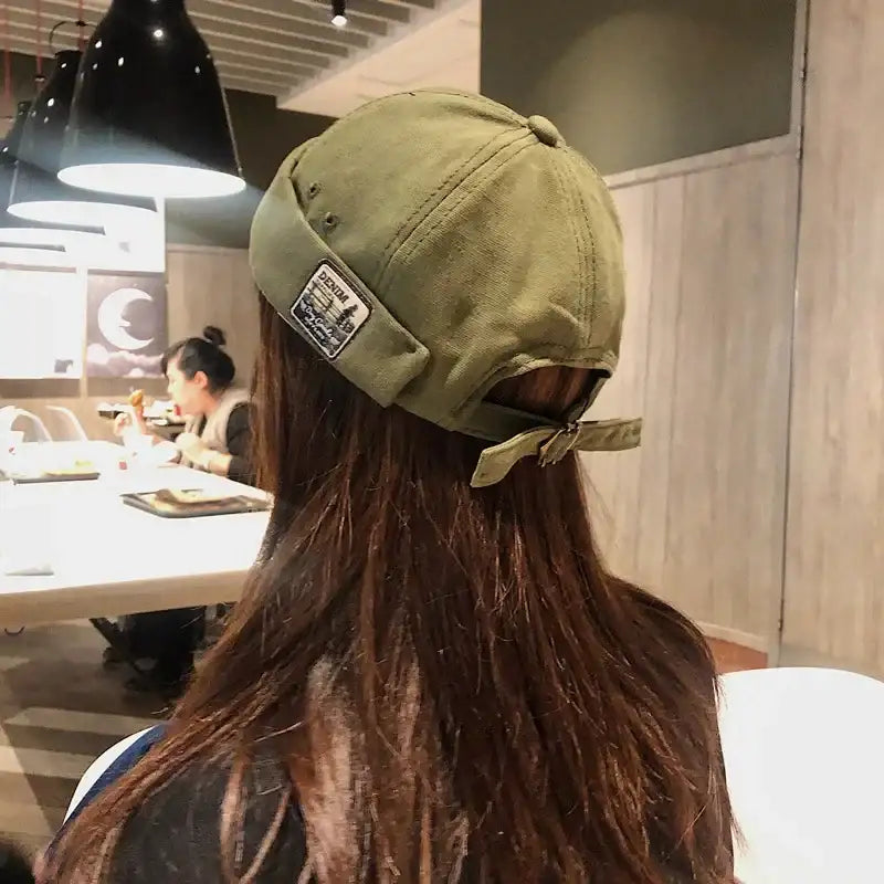 Hip Hop Docker Caps Unisex Skullcaps Men Women Dome Melon Skullies Beanie Cap Fashion Vintage Brimless Landlord Hat Streetwear