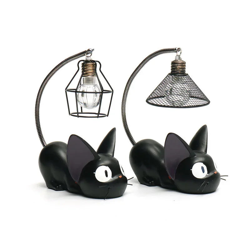 Led Night Light Resin cute blackCat