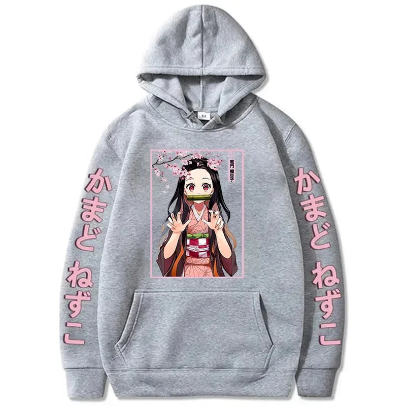 Unisex anime street hoodie - Hiddengem