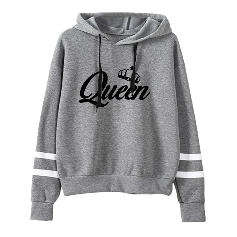 Queen Lady's hooded  Pullover - Hiddengem