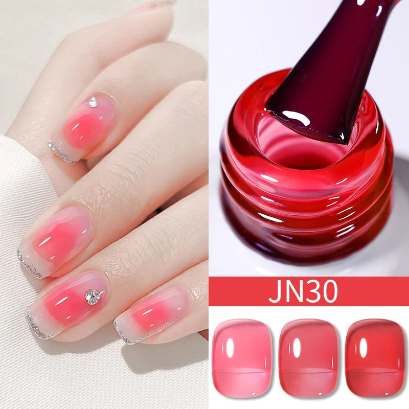 BORN PRETTY 10ML Nude Brown Fall Gel Nail Polish White Halloween Fall - Hiddengem