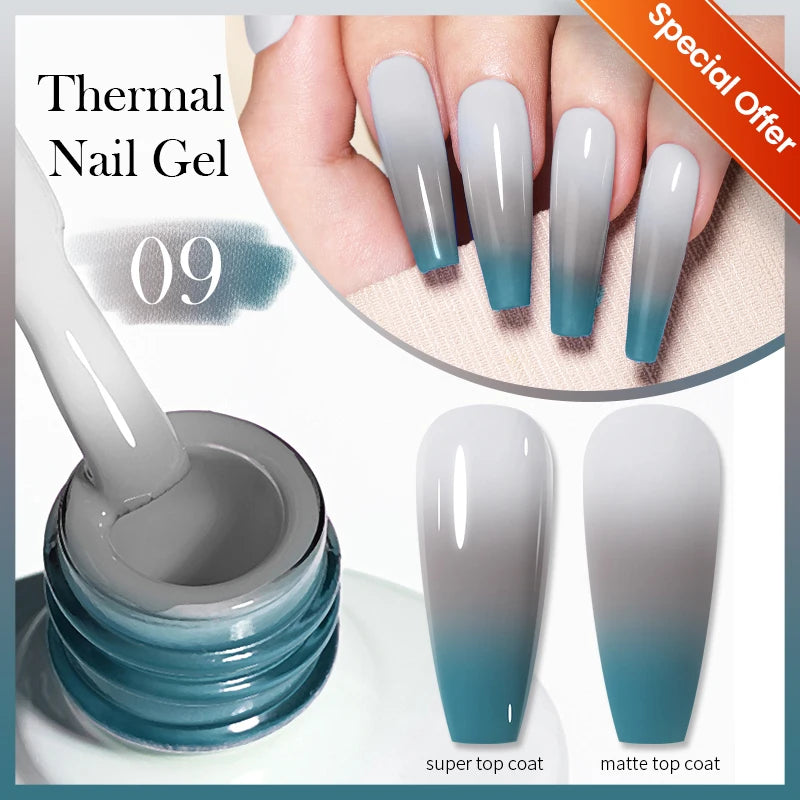 BORN PRETTY 10ML Nude Brown Fall Gel Nail Polish White Halloween Fall - Hiddengem
