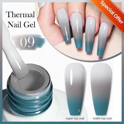 BORN PRETTY 10ML Nude Brown Fall Gel Nail Polish White Halloween Fall - Hiddengem