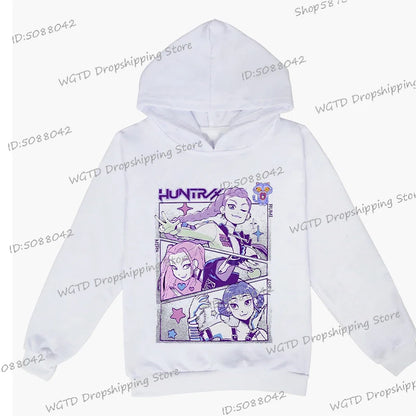 Hip Hop KPop Demon Hunters Hoodies Teenager