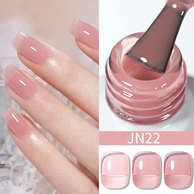 BORN PRETTY 10ML Nude Brown Fall Gel Nail Polish White Halloween Fall - Hiddengem