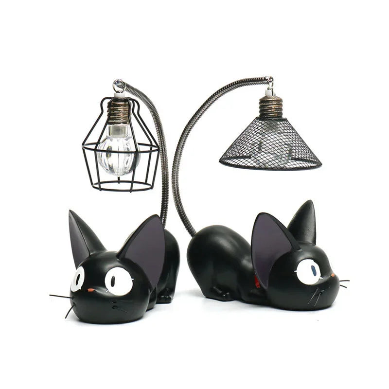 Led Night Light Resin cute blackCat