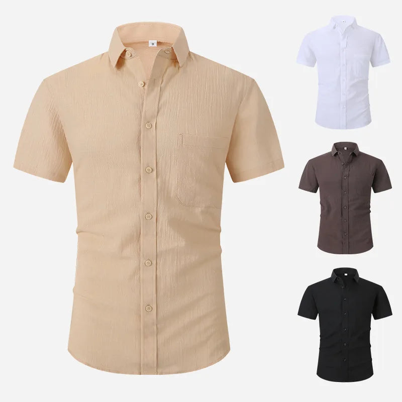 Anti-Wrinkle Stretch Slim Elasticity Fit Male - Hiddengem