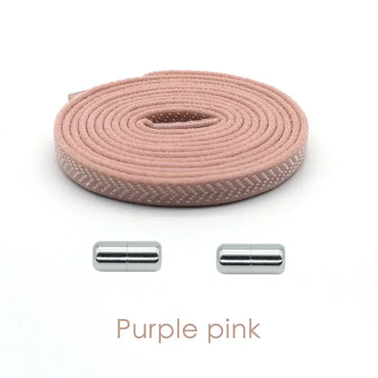 Elastic No Tie Shoelaces Flat Shoe Laces - Hiddengem