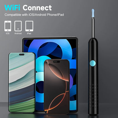 Smart Visual Ear Camera HD1080P 4.2MM WIFI Ear Pick Waterproof Ear Cleaner