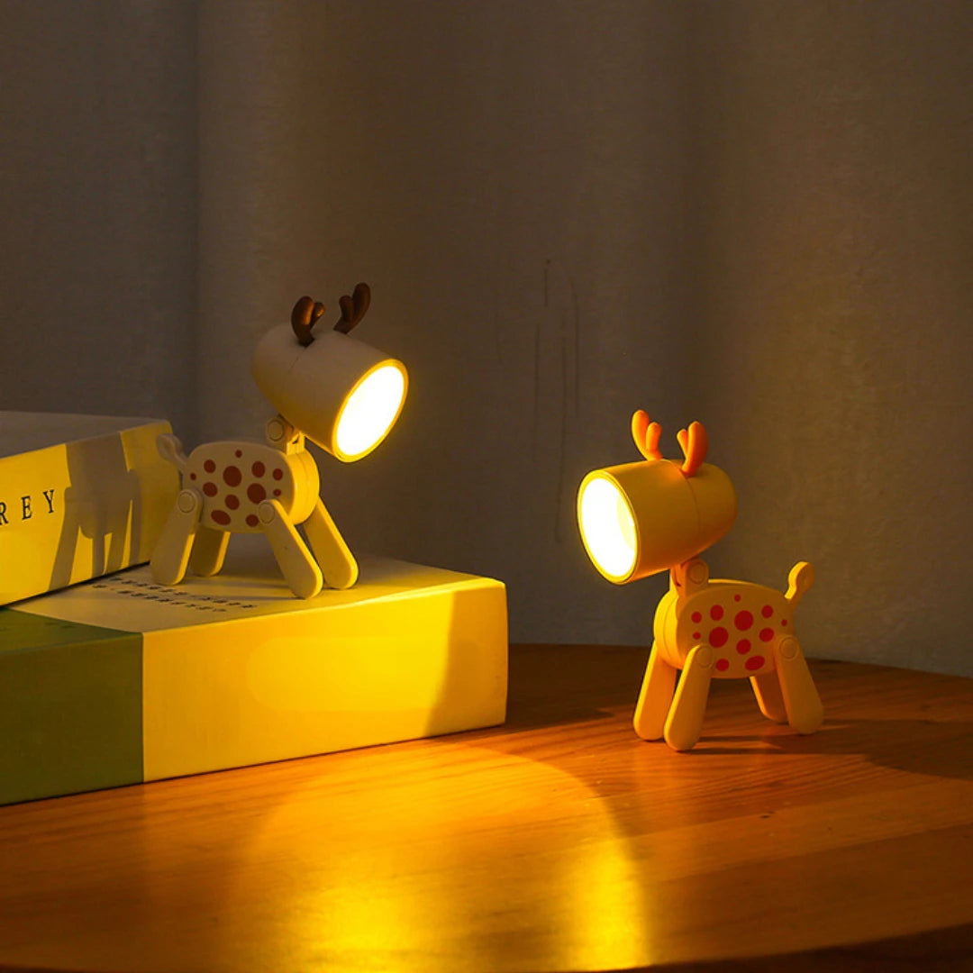 LED Night Light Mini Folding Desk Lamp Cute