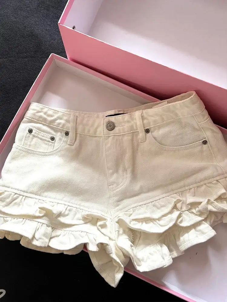 High Waist Slimming Casual  Jeans Short - Hiddengem