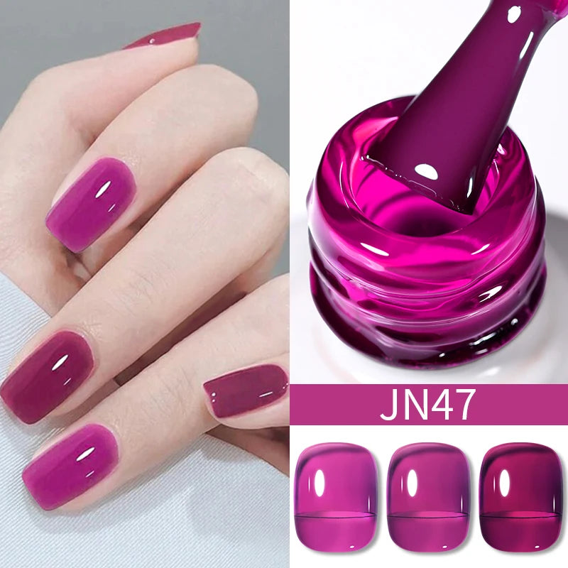 BORN PRETTY 10ML Nude Brown Fall Gel Nail Polish White Halloween Fall - Hiddengem