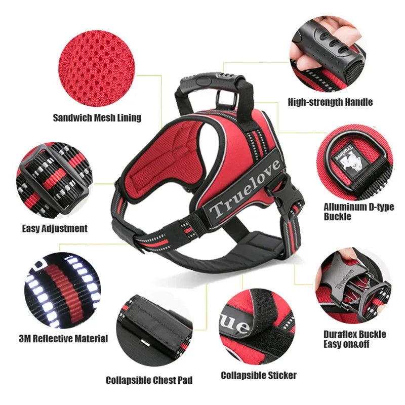 Truelove Dog Harness Vest Heavy Duty - Hiddengem