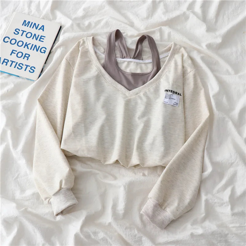 Two Pieces Strapless Crop Top Sweater - Hiddengem