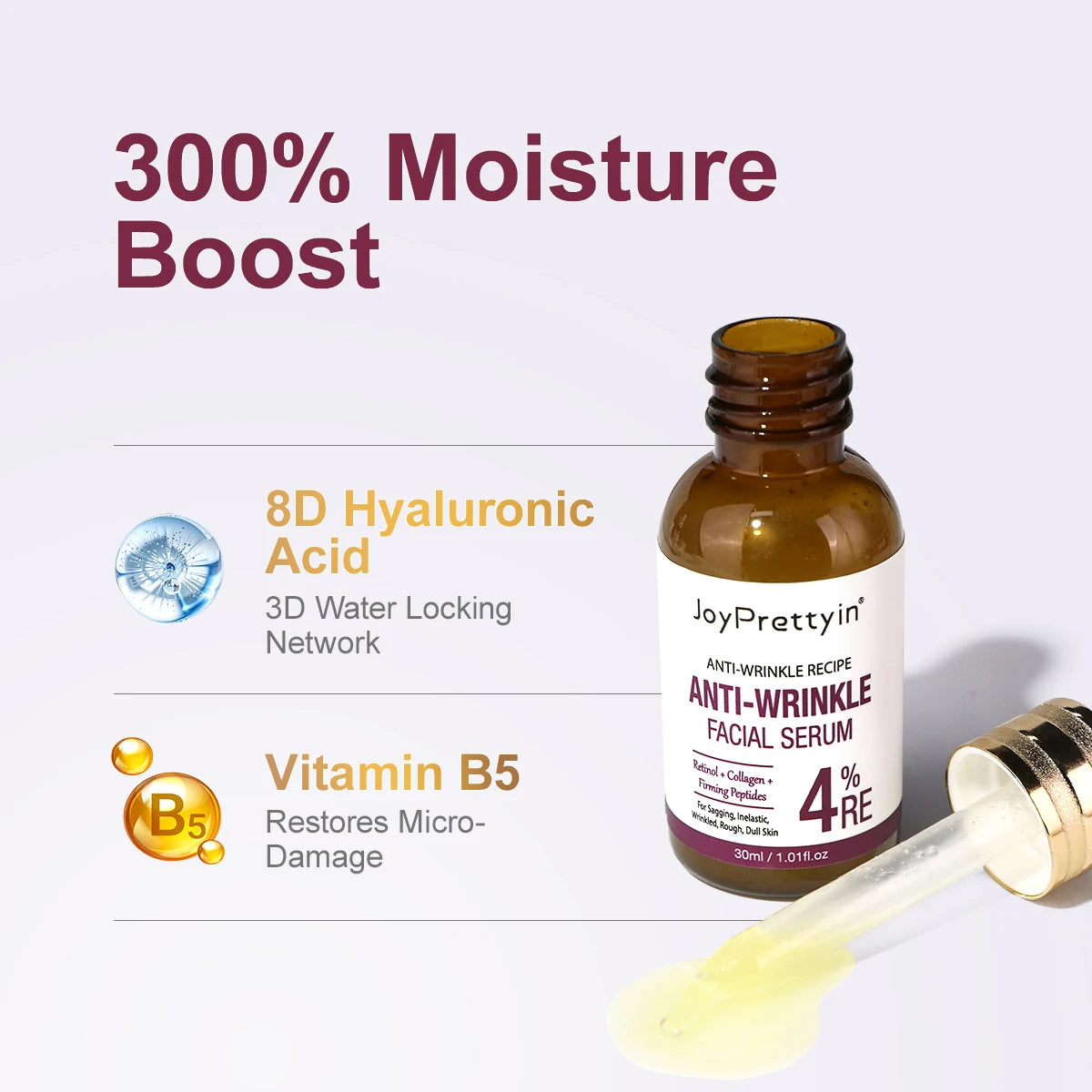 Retinol Skincare Set: Anti-Aging Serum & Cream for Fine Lines