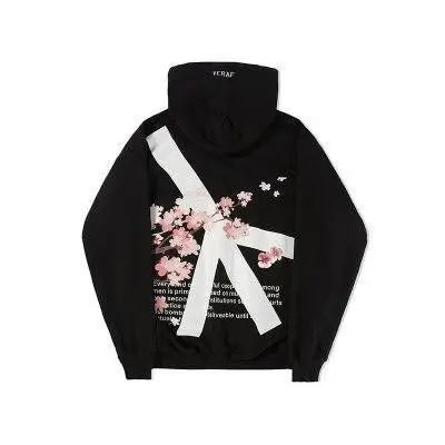 Gothic Pink Girly Sakura Hoodie - Hiddengem