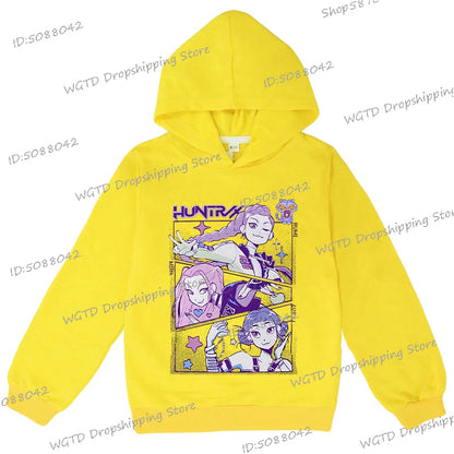 Hip Hop KPop Demon Hunters Hoodies Teenager