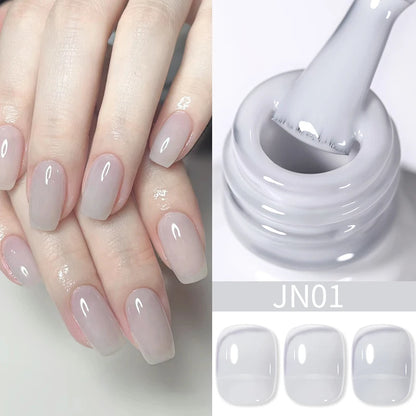BORN PRETTY 10ML Nude Brown Fall Gel Nail Polish White Halloween Fall - Hiddengem