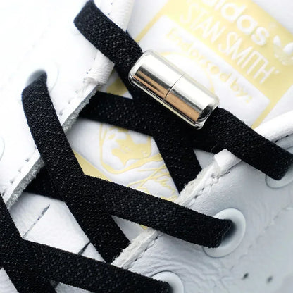 Elastic No Tie Shoelaces Flat Shoe Laces - Hiddengem