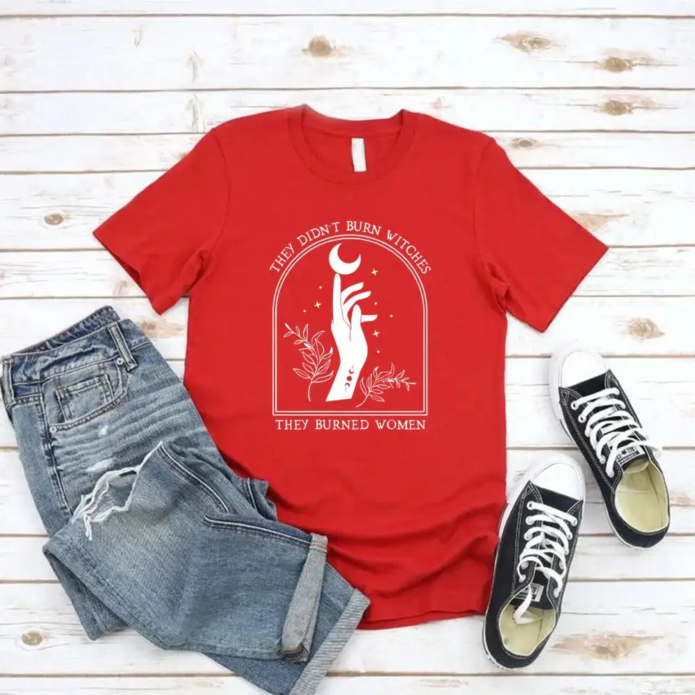 Witches  T Shirt Feminist Witch - Hiddengem